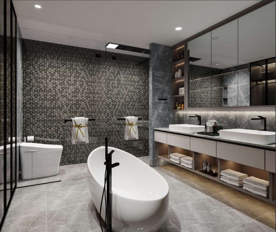 Nội thất nhà vệ sinh